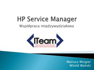 hp service manager