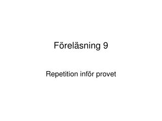 f rel sning 9