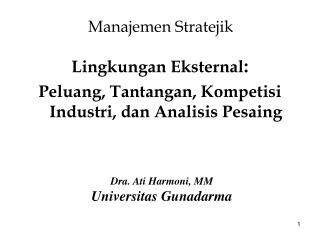 manajemen stratejik