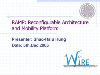 RAMP: Reconfigurable Architecture and Mobility Platform