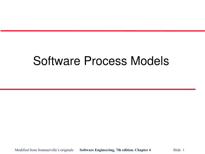 software process models