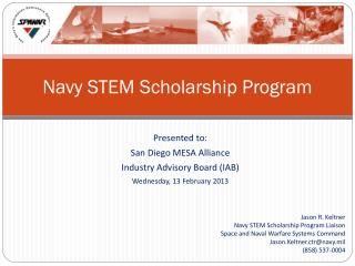Navy STEM Scholarship Program