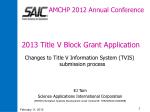 AMCHP 2012 Annual Conference - slide 1