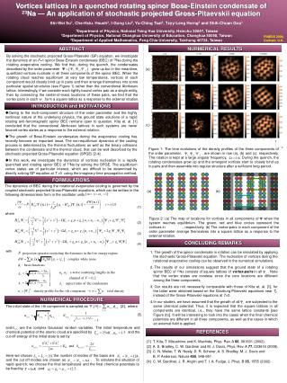 [1] T. Kita, T. Misushima and K. Machida , Phys. Rev. A 66 , 061601 (2002) .