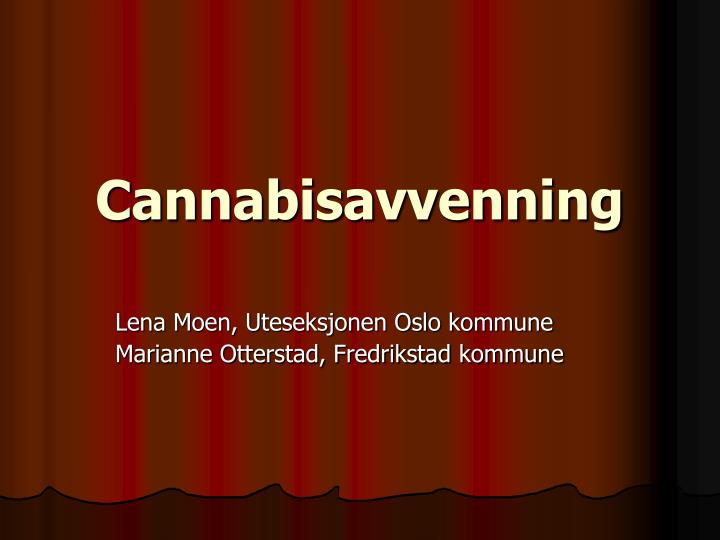 cannabisavvenning