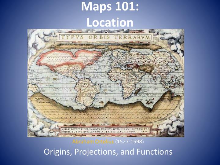 maps 101 location