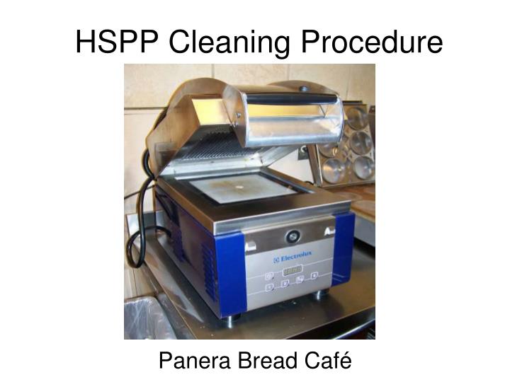 hspp cleaning procedure