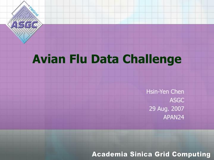 avian flu data challenge