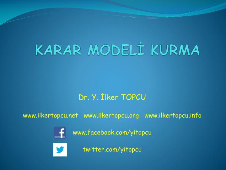 karar model kurma