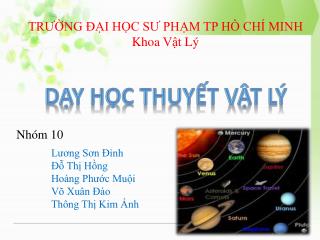 tr ng i h c s ph m tp h ch minh khoa v t l