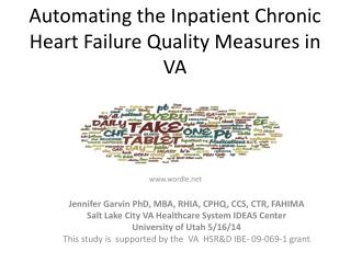 Automating the Inpatient Chronic Heart Failure Quality Measures in VA