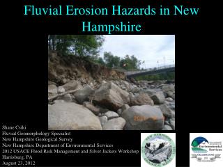 Fluvial Erosion Hazards in New Hampshire