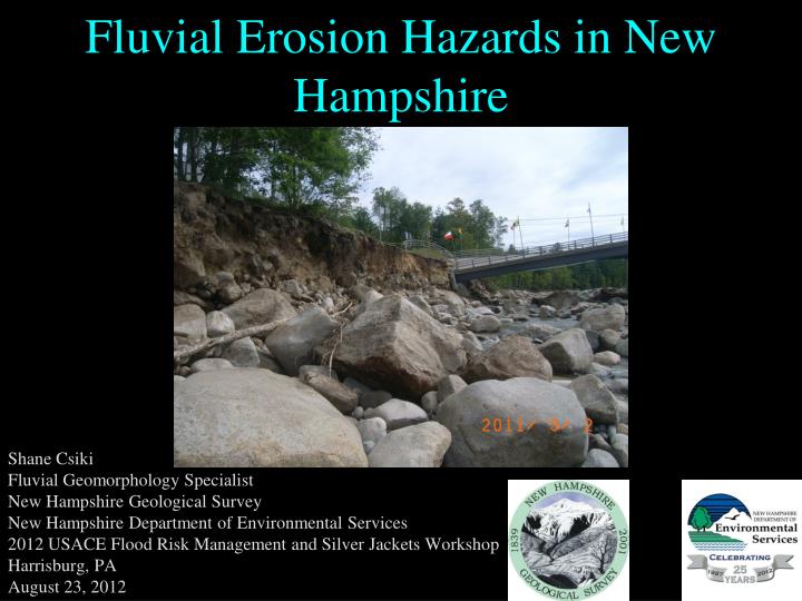 fluvial erosion hazards in new hampshire