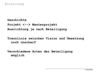 einleitung