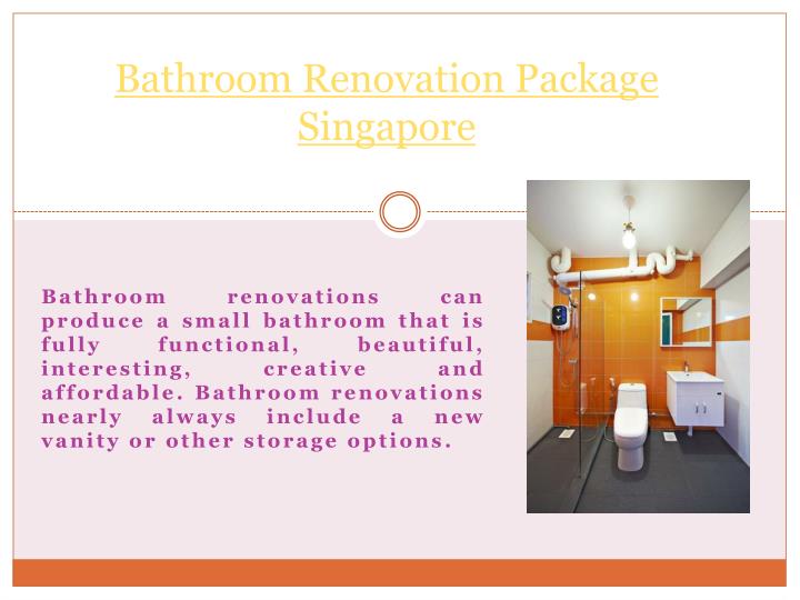 bathroom renovation package singapore