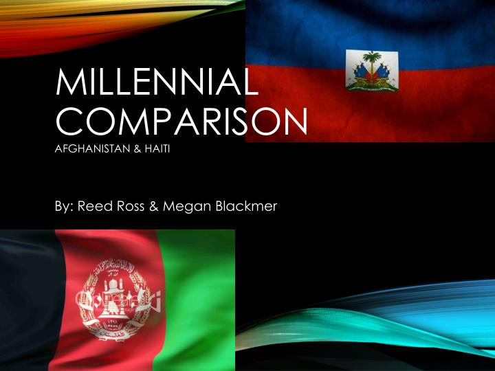 millennial comparison afghanistan haiti