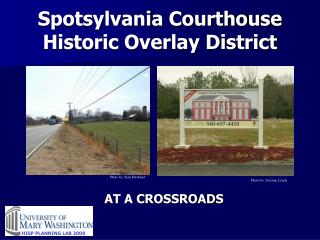 Spotsylvania Courthouse Historic Overlay District