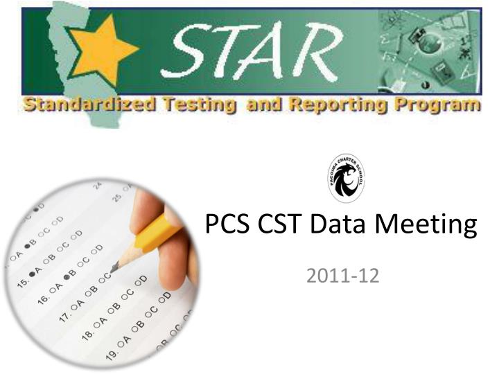 pcs cst data meeting