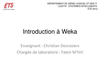 introduction weka