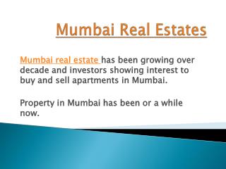 Mumbai Real Estates