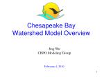 Chesapeake Bay Watershed Model Overview - slide 1