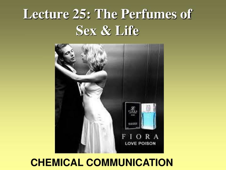 lecture 25 the perfumes of sex life