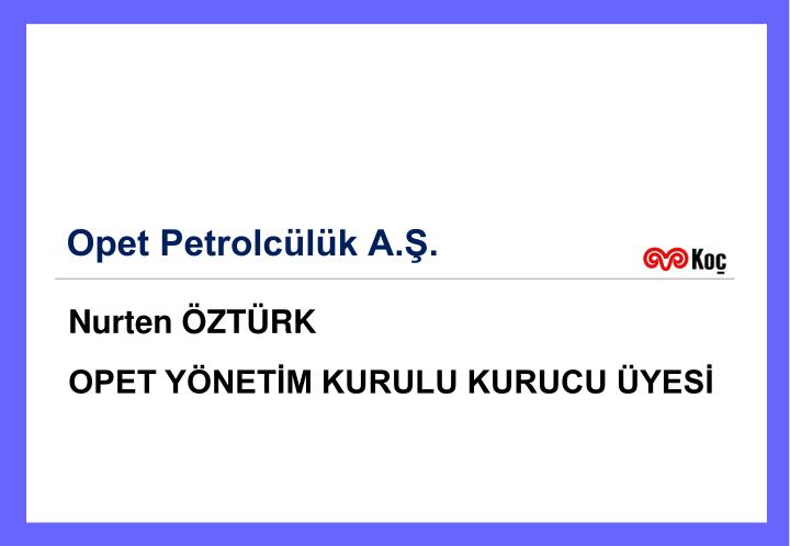 opet petrolc l k a