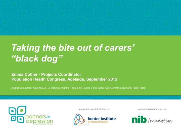 taking the bite out of carers black dog