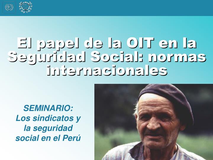 seminario los sindicatos y la seguridad social en el per