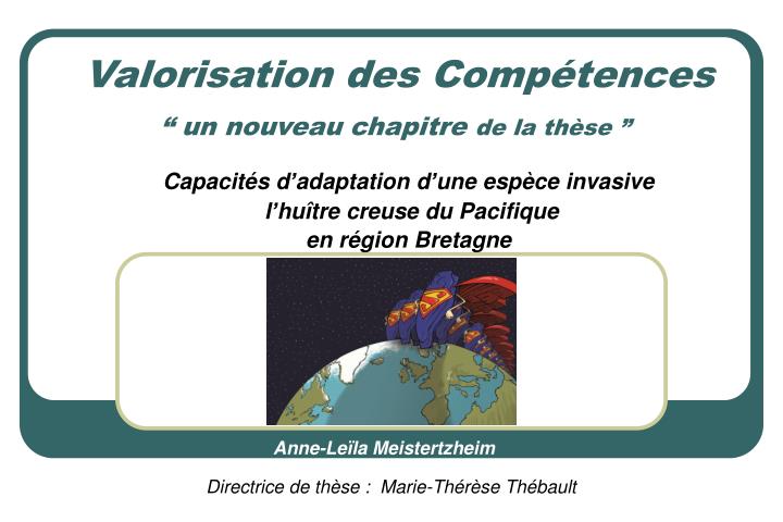 valorisation des comp tences un nouveau chapitre de la th se