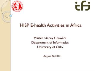 HISP E-health Activities in Africa