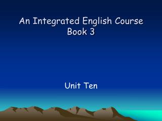 An Integrated English Course Book 3
