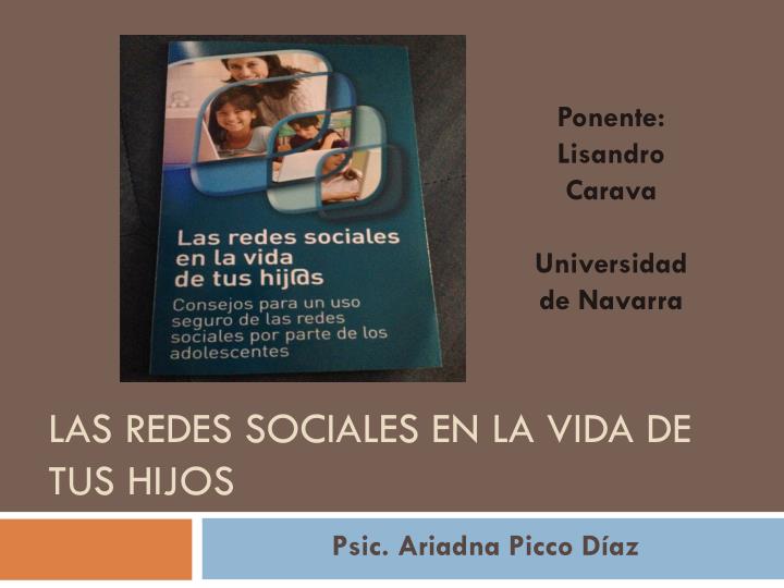 las redes sociales en la vida de tus hijos