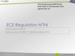 ECE Regulation N°94