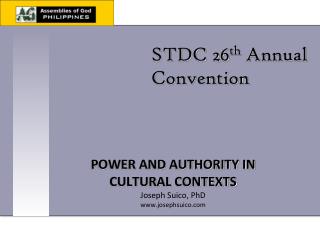 STDC 26 th Annual Convention