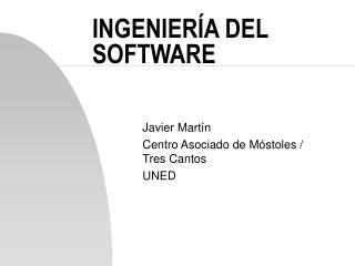 ingenier a del software