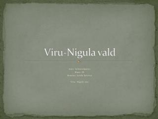 viru nigula vald