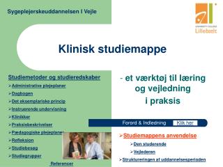 klinisk studiemappe