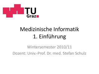 medizinische informatik 1 einf hrung
