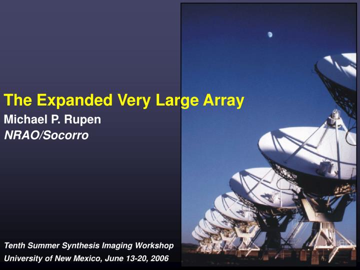 the expanded very large array