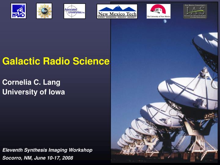 galactic radio science