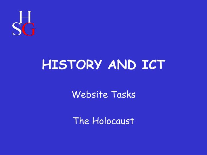 history and ict