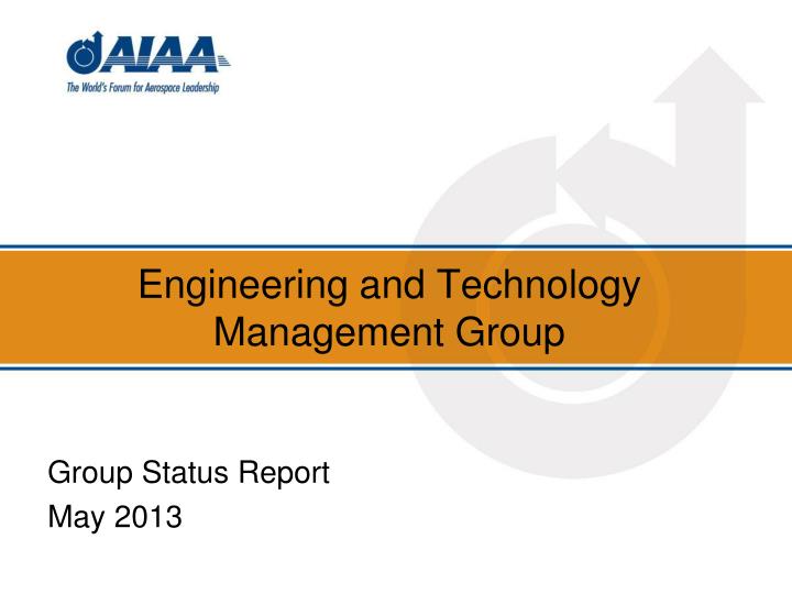 engineering and technology management group
