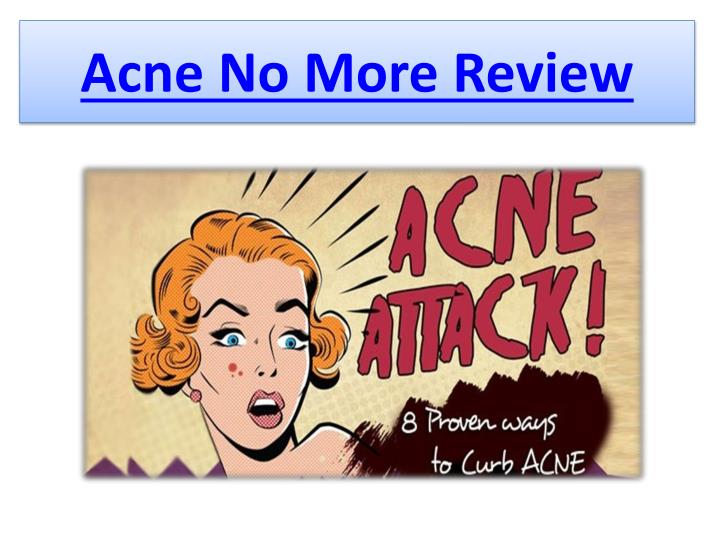 acne no more review