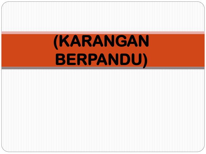 karangan berpandu