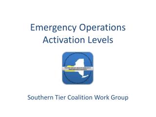 Emergency Operations Activation Levels