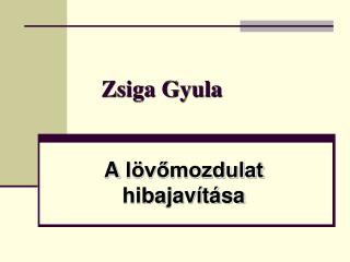 zsiga gyula