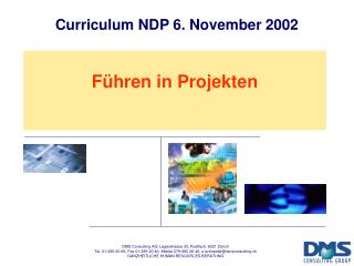 f hren in projekten