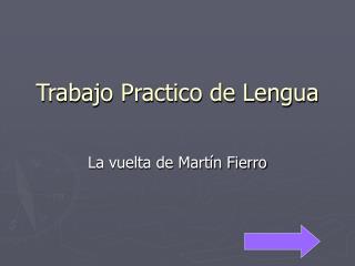 trabajo practico de lengua