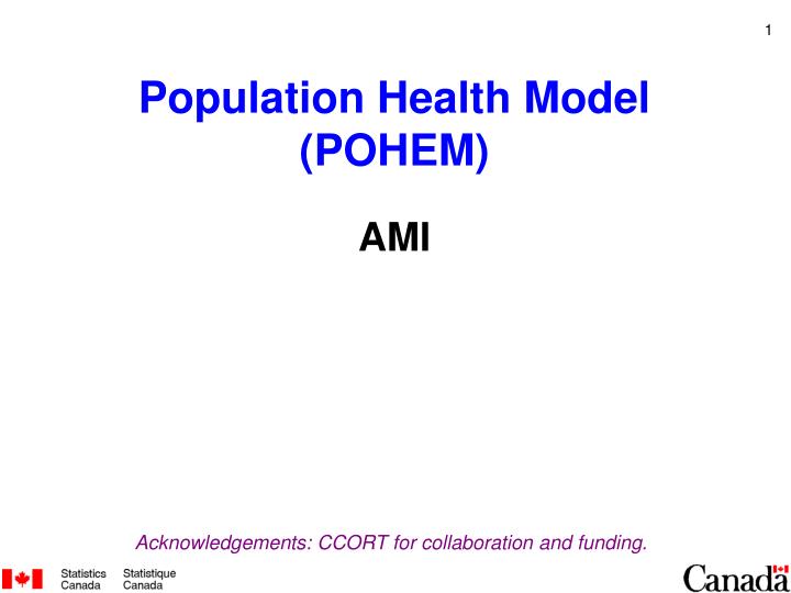 population health model pohem ami